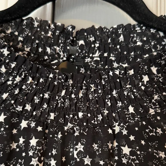 Torrid Black and White Starry Night Fully Lined Midi Dress - Picture 4 of 13